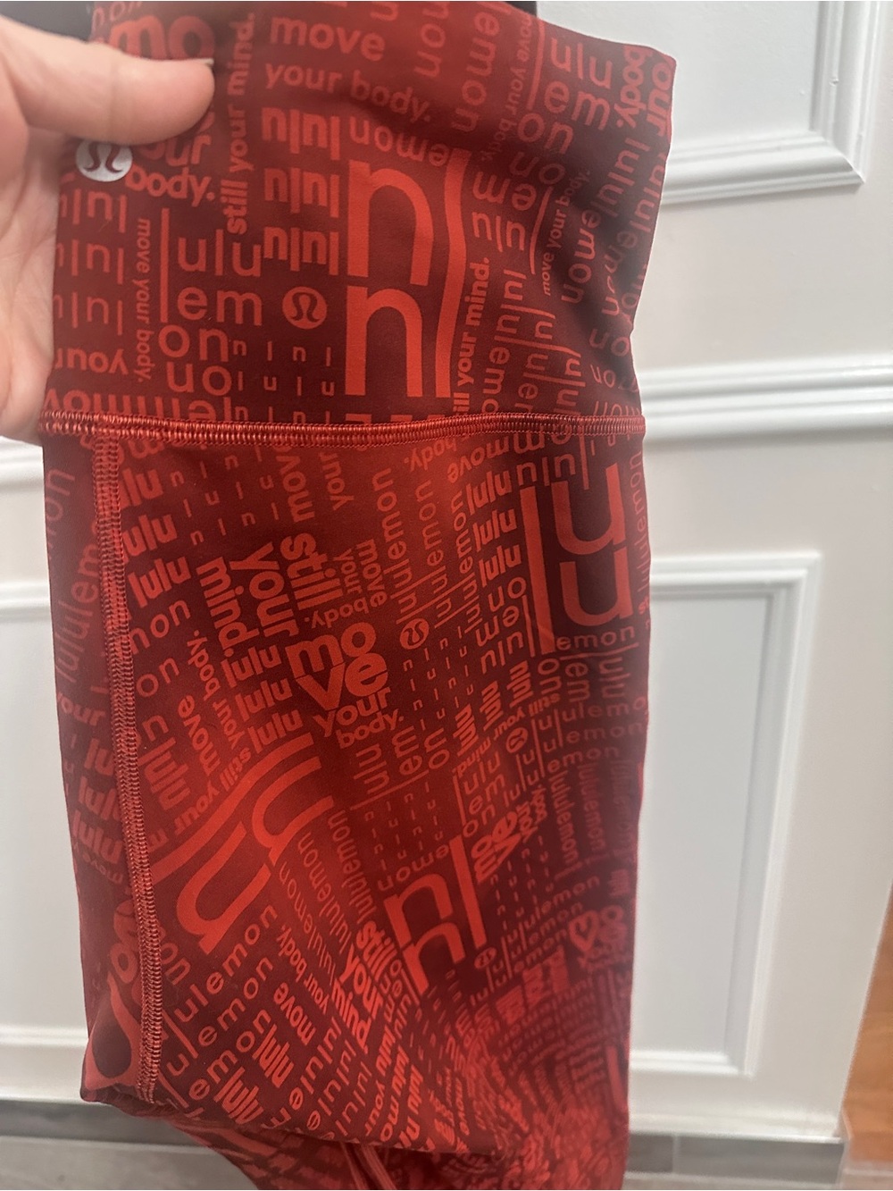 lululemon athletica Red Graphic High-Rise Leggings - Picture 7 of 9